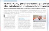  · programului „Capacitäti" din PN Il a unui proiect focusat pe acest domeniu, proiect de- numit Laborator destinat procesärii microstructurilor mecanice prin tehnologie LIGA,