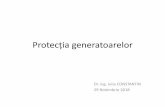 Protecția generatoarelor - shiva.pub.roshiva.pub.ro/new/.../2018/11/Suport-curs-M3-Protecția-generatoarelor.pdf · 1. Principii generale legate de protejarea generatoarelor Generatoarele