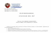 AN ȘCOLAR 2016 - 2017 - liceul-topoloveni.roliceul-topoloveni.ro/acasa/wp-content/uploads/2013/06/plan_managerial... · Ordin MECTS nr. 4801/08.2010 cu privirea la organizarea şi