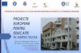 PROIECTE EUROPENE PENTRU EDUCATIE - isjtulcea.roisjtulcea.ro/wp-content/uploads/2018/01/Strategie-de-dezvoltare-a-ISJ-prin-proiecte... · Analiza contextului socio-economic și cultural