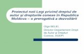 Proiectul de Lege privind dreptul de autor şi drepturile ...abrm.hasdeu.md/wp-content/uploads/2016/08/1_Belei-Olga.pdfCONVENŢIILE INTERNAŢIONALE CU PRIVIRE LA DREPTUL DE AUTOR ŞI