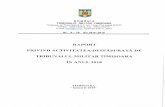 KM 364e-20190201091056 - portal.just.roportal.just.ro/751/Documents/Bilant 2018 Tribunalul Militar Timisoara.pdf · Capitolul I Introducere In România este consacrat un sistem unitar
