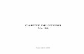 CAIETE DE STUDII Nr. 28 - bnr.ro · ISBN 1224-4449 Not Opiniile prezentate în aceast lucrare apari n în întregime autorilor i ele nu implic sau angajeaz în vreun fel Banca Naional