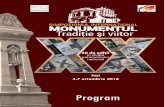 Program Monumentul 2018 coperte si reclame Layout 1palatulculturii.ro/web/upload/news/Program Monumentul 2018_1.pdf · Organizatori: Ministerul Culturii şi Identităţii Naţionale