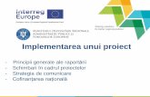 Implementarea unui proiect - MDRAP · European Union | European Regional Development Fund Implementarea unui proiect - Principii generale ale raportării - Schimbari în cadrul proiectelor