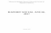 RAPORT SOCIAL ANUAL 2017 - msmps.gov.md · Ministerul Sănătății, Muncii și Protecției Sociale al Republicii Moldova RAPORT SOCIAL ANUAL 2017 Chișinău, 2018