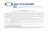 N O T A DE FUNDAMENTARE A PROGRAMULUI DE INVESTITII …oltchim.ro/uploaded/2011/5AGOA_Fundamentare program investitii 2011 .pdf · h-realizarea sistemului de degazare a vaselor de