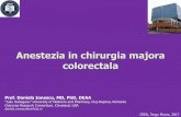 Anestezia in chirurgia majora colorectala - atimures.ro · Perioada preoperatorie Powell R, Scott NW, Manyande A, et al. Psychological preparation and postoperative outcomes for adults