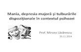 Mania, depresia majoră şi tulburările dispoziţionale în ...demo.imageright.ro/lazarescu/user_files/204/2014_mania_depresia_majora... · Episodul maniacal, depresia majoră şi