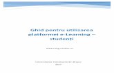 Ghid pentru utilizarea platformei e-Learning – studențiold.unitbv.ro/Portals/24/E-learning/Ghid e-learning Studenti.pdf · Ghid pentru utilizarea platformei e-Learning – studenți