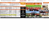 Preturi Tractor 50CP Telefon 0768 868 654 Email ... · Model Kioti TIER 3 Transmisie Priza de putere PTO Motor Diesel de 50 C.P. Capaciate de ridicare hidrspate EX 40 & 50CR/50CCR