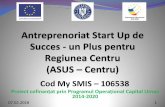 Cod My SMIS 106538 - Método Romania · Obiective proiect Obiectivul general al proiectului este dezvoltarea antreprenoriatului in regiunea Centru si imbunatatirea nivelului de competente