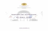 RAPORT DE ACTIVITATE PE ANUL 2016 - mpublic.ro · republicată, cu modificările și completările ulterioare, Ministerul Public este organizat astfel: Parchetul de pe lângă Înalta