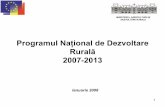 Programul Naţional de Dezvoltare Rurală - MADRold.madr.ro/pages/dezvoltare_rurala/leader/prezentare_pndr_2008_.pdf · sprijinului public nerambursabil de 2.000.000 euro/proiect.