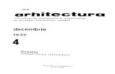  · PIV180 arhitectura trimestrial de arhitecturä 9i urbanisticä al societätii arhitectilor români 1935 director arhitect florea stänculescu