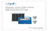 Sistem solar fotovoltaic - i.dedeman.ro · Ÿ Panou solar (cablu 6m lungime) Ÿ 2 becuri LED (cablu alimentare 4m lungime) Ÿ Cablu multifuntional pentru incarcare/alimentare electronice