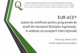 AGNŢIA ROMÂNĂ ASIGURAR A ALITĂŢII ÎN ÎNVĂŢĂMÂNTUL … · Metodologia de evaluare externă a programelor de studii din domeniul științelor inginerești în vederea evaluării