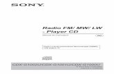 Radio FM/ MW/ LW - Player CD - download.sony-europe.comdownload.sony-europe.com/pub/manuals/swt/Z002/Z002486111.pdf · ALBUM V/v Pentru a omite un album pentru echipamentul audio.