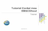 Tutorial Contul meu EBSCOhost - · PDF filetrimite prin e-mail, salva sau exporta rezultate ale căutărilor, imagini sau videoclipuri. De asemenea, Contul meu EBSCO host permite utilizatorilor