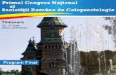 10 - 11 iunie Hotel Continental - rscp.ro · Cuvânt de bun venit Dragi colegi si prieteni, In numele Societatii Romane de Coloproctologie va urez un calduros bun venit la Primul