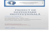 PROI T ZVOLTAR INSTITUŢIONALA - scoala3radauti.ro · 0 PROI T ZVOLTAR INSTITUŢIONALA ECHIPA DE PROIECT: ... Strategia în învăţământ în 2015-2020 în România se referă la