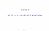 CURS 3: Verificarea corectitudinii algoritmilorstaff.fmi.uvt.ro/~daniela.zaharie/alg/ASD2017_curs3.pdf · Algoritmi si structuri de date - Curs 3 (2017) 2 Structura • Analiza algoritmilor