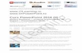 Curs PowerPoint 2016 (II) - cursuri-powerpoint.ro · - 50 de lectii scrise (click aici pentru a descarca o lectie demonstrativa) - cele 50 de resurse aferente lectiilor scrise (click