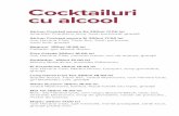Cocktailuri cu alcool - Atrium Cafe · lichior. Espresso cu lapte 40ml 5.50 lei Espresso lung cu lapte 80ml 5.50 lei Espresso Macchiato 80ml 5.90 lei espresso lung, spumă de lapte