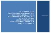 Planul de administrare al Consiliului de supraveghere al ... · 3 Sumar executiv Planul de Administrare care cuprinde strategia de administrare a fost elaborat de către Consiliul