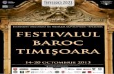 eveniment organizat de primăria municipiului timişoara ... · Ora 19.00 Spectacolul de teatru “ROMEO SI JULIETA” de W.Shakespeare , eveniment pus in scena de studentii Universitatii