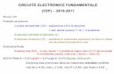 CIRCUITE ELECTRONICE FUNDAMENTALE (CEF) – 2010-2011dce.etc.tuiasi.ro/cef/curs/P1.pdf · 1 CIRCUITE ELECTRONICE FUNDAMENTALE (CEF) – 2010-2011 4C+2L+1P Evaluari pe parcurs: Lucrare