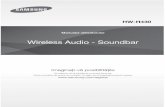 Wireless Audio - Soundbar · manualul de utilizare). (b) duceţi unitatea la un centru de reparaţii şi aparatul nu prezintă niciun defect (rezultă că nu aţi citit manualul de