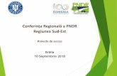 Conferința Regională a PNDR · Ministerul Agriculturii şi DezvoltăriiRurale Autoritatea de Management pentru PNDR Informațiigenerale despre proiect:-Societatea Lactate BrăilaSRL