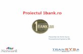 Proiectul TRANSYSA Romania - stasusa.comstasusa.com/wp-content/uploads/2017/06/7-Proiectul-1bank.ro-stas.pdf · Strategia de marketing 4. Resurse umane 5. Investitiile necesare 6.