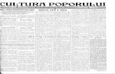 CULTURA POPORULUI - core.ac.uk · flomăniei asupra Basarabiei. Cu toate că priit acl.d şi scrisorile anexe ce am semnat la Roma, în iiua de 17 Septemvrie 1926, această ratificure