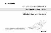 ScanFront 330 Ghid de utilizare - files.canon-europe.com 330... · economisirea energiei la utilizarea computerelor și a altor echipamente de birou. Programul susține dezvoltarea