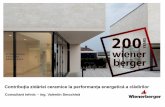 Contribuția zidăriei ceramice la performanța energetică a ...aaecr.ro/wp-content/uploads/2019/06/18_Conferinta-AAECR-2019-Wienerberger.pdf · oceanica/maritima, biomasa, gaze