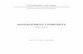 MANAGEMENT COMPARAT - sjse-ct.spiruharet.ro · modalitatilor de îmbunatatire a performantelor economice ce tin de domeniul managementului; analiza diferentelor comportamentale ale