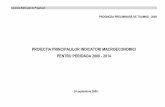 PROIECŢIA PRINCIPALILOR INDICATORI · PDF fileComisia Naţională de Prognoză 2 PROIECŢIA PRINCIPALILOR INDICATORI MACROECONOMICI în perioada 2009 - 2014 - modificare procentuală