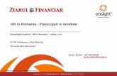 HR in Romania - Preocupari si tendintestorage0.dms.mpinteractiv.ro/.../22647/12335434/142/sandra-jitianu-ppt.pdf · Rezultatele Studiului “HR in Romania” – editia a 3-a ZF HR