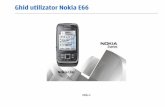 Ghid utilizator Nokia E66 - orange.ro · Refacerea codului surs ă al programelor din aparat este interzis ă în limitele prevăzute de legislația aplicabilă. În măsura în care