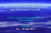 A IX-a Conferinţă Naţională de Balneologie aerului, A IX-a Conferinţa Naţională, Neptun 2011.pdf · Fenomenul de ionizare naturală a aerului este rezultatul transferului de