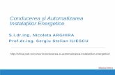 Conducerea și Automatizarea Instalațiilor Energetice · Scheme sau tabele de conexiuni interioare: pe baza cărora se execută legăturile dintre aparate, precum şi legăturile