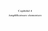 Capitolul 4 Amplificatoare elementare - WikiLabswiki.dcae.pub.ro/images/c/c5/CIA_CP_Curs_4.pdf · Amplificatorul diferential • reprezinta un bloc fundamental in proiectarea circuitelor