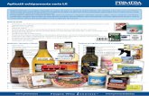 Aplicatii echipamente seria LX - dtm-print.eudtm-print.eu/ro/brochures/LX-Key-Applications-RO.pdf · Alimente pentru vegetarieni • Cereale • Ciuperci • Fructe •ructe congelateF