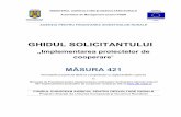 ROMÂNIA MINISTERUL AGRICULTURII RII RURALE EUROPEANĂ · Prevederile prezentului Ghid se completeaz ... Versiunea 06 Ghidul Solicitantului este un material de informare tehnică