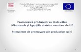 Promovarea produselor cu IG de Ministerele șiAgențiile ...agepi.gov.md/.../12/9._Promovareaproduselorcu_IG_de_catre_Ministerele... · Politica de promovare a UE Obiectivele măsurilorde