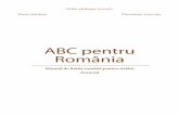 ABC pentru România - vorbitiromaneste.ro avansati.pdf · Apoi intră la cofetăria de vizavi și cumpără o cutie de ciocolată pentru copii. De la De la magazinul din stânga cofetăriei