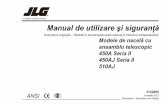 Manual de utilizare i siguran - robolifting.ro · PREFAŢĂ 3122866 – Nacelă JLG – a PREFAŢĂ Acest manual este un instrument foarte important! Păstraţi-l în permanenţă