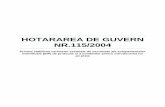 HOTARAREA DE GUVERN NR.115/2004 - merakiconsulting.romerakiconsulting.ro/filehandler/departmentfile/0x0/hg-115-din-2004...SECTIUNEA 2 - Introducerea pe piata si libera circulatie ART.
